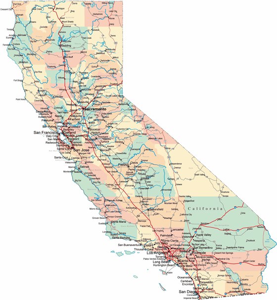 plan de Californie