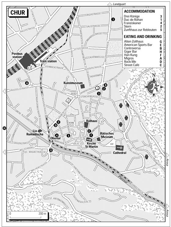 Large map of Chur 1