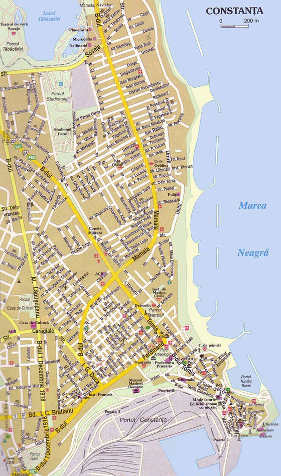 Detailed map of Constanta 2