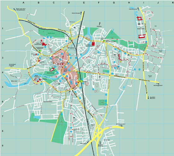 Детальная карта Дахау 1