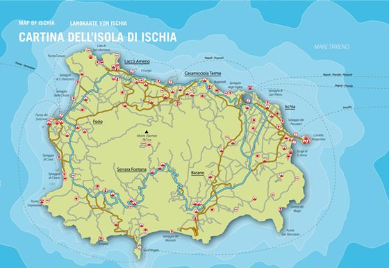 Große Karte von Isola di Ischia 1