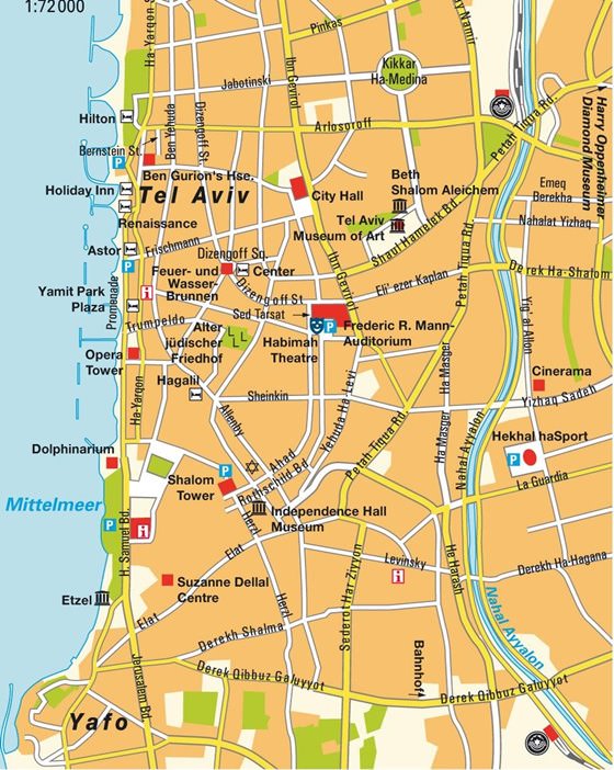 Detailed map of Jaffa 2