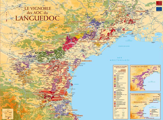 Large Languedoc-Roussillon Maps for Free Download and Print | High ...