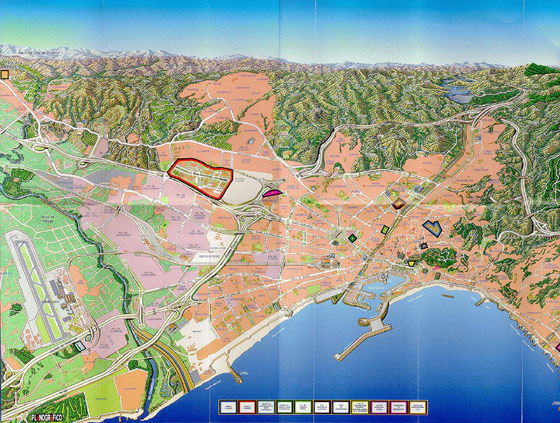 Large map of Malaga 1