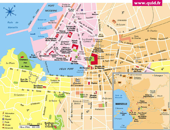 Gran mapa de Marsella 1