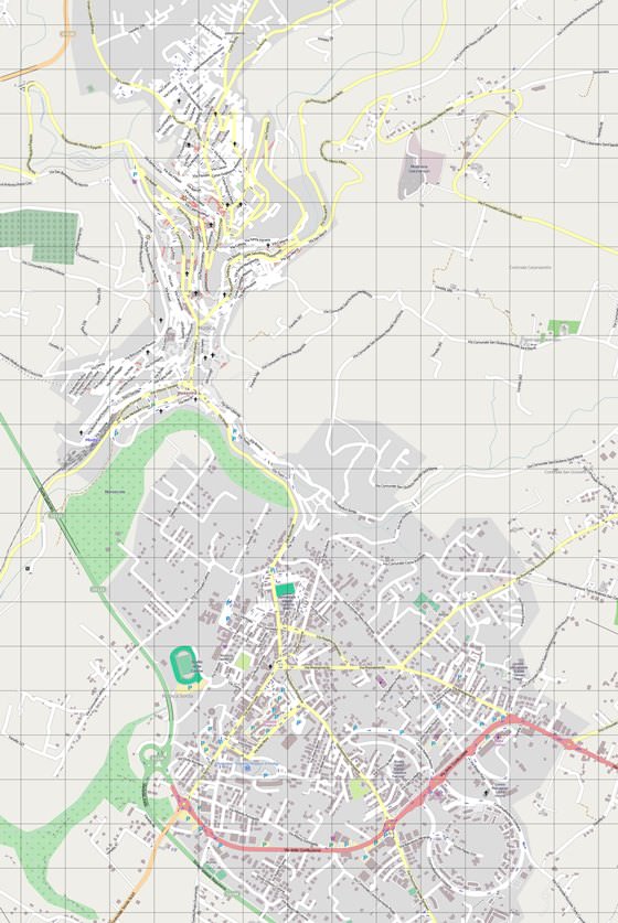 Detailed map of Modica 2