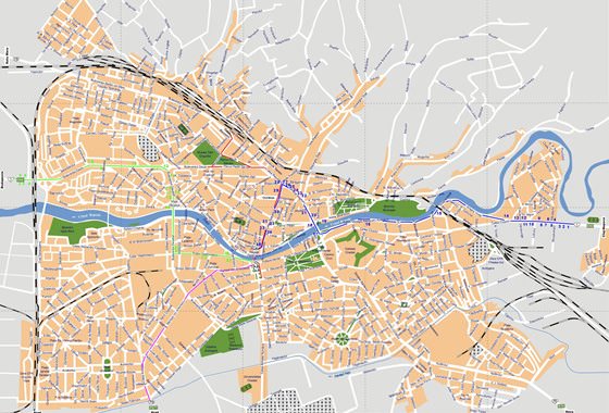 Large map of Oradea 1