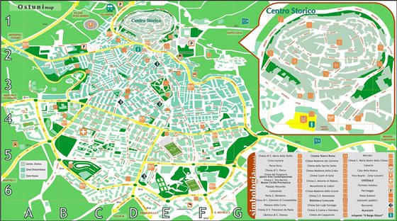 Large map of Ostuni 1