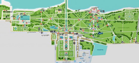 Large map of Peterhof 1