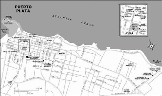 Detaillierte Karte von Puerto Plata 2