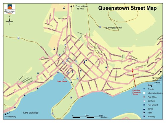 Large map of Queenstown 1