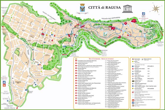 Large map of Ragusa 3 Large map of Ragusa 3