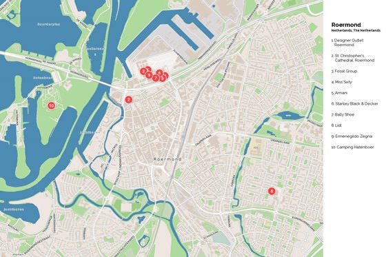 Large map of Roermond 1