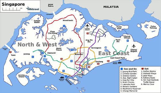 Gran mapa de Singapur 3