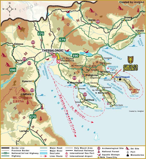 Large Thessaloniki Maps for Free Download and Print | High-Resolution