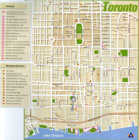 Detailed map of Toronto 4 Detailed map of Toronto 4