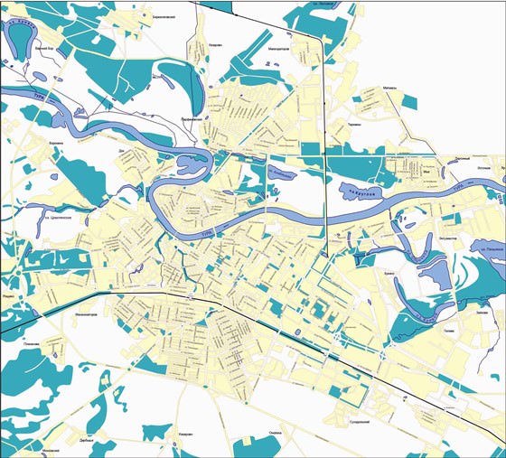 Large map of Tyumen 1