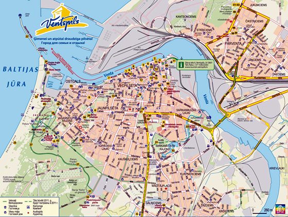 Large map of Ventspils 1