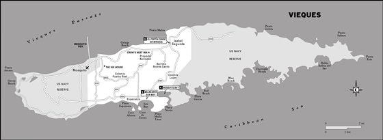 Детальная карта острова Вьекес 3