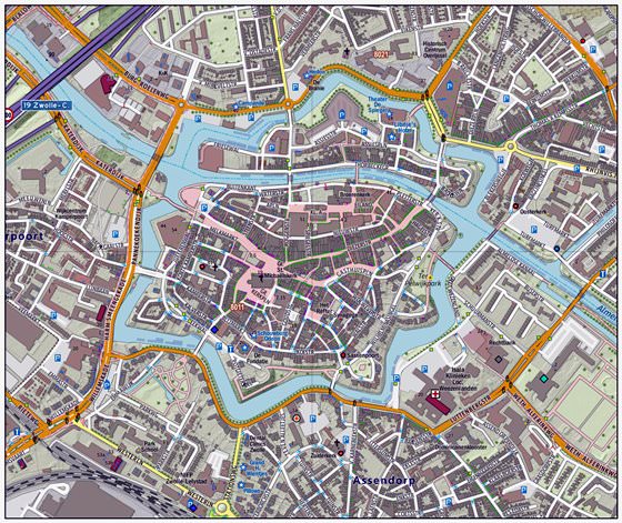 Large map of Zwolle 1