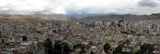 Photo panoramique de La Paz