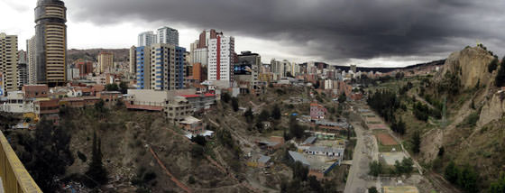 Photo panoramique de La Paz