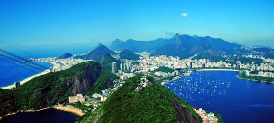 Photo panoramique de Rio de Janeiro