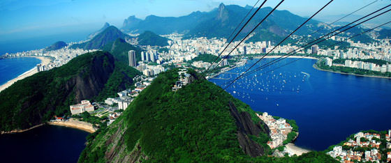Photo panoramique de Rio de Janeiro