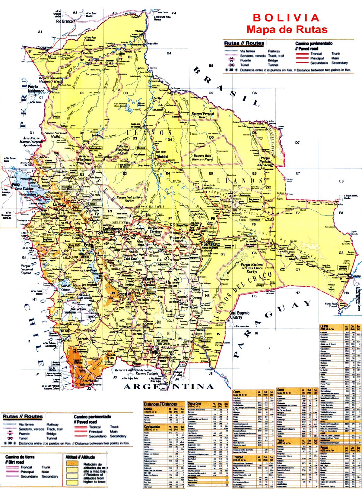 Bolivia Map 0 