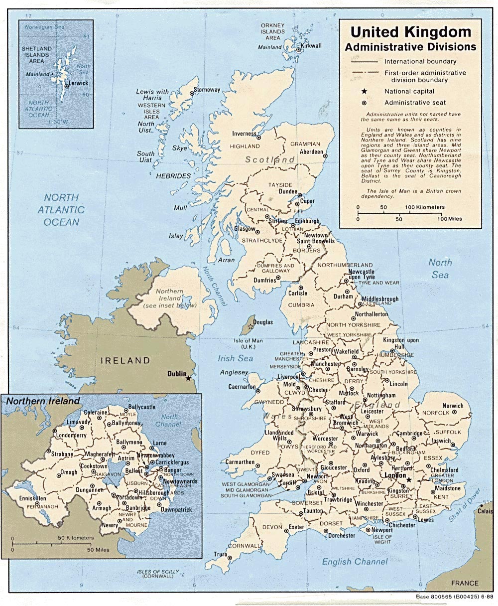 Great Britain Map 1 