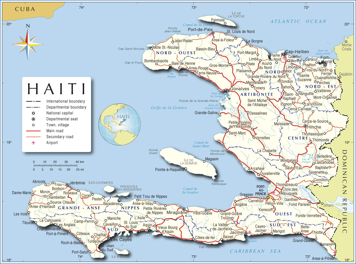 Haiti Maps | Printable Maps of Haiti for Download