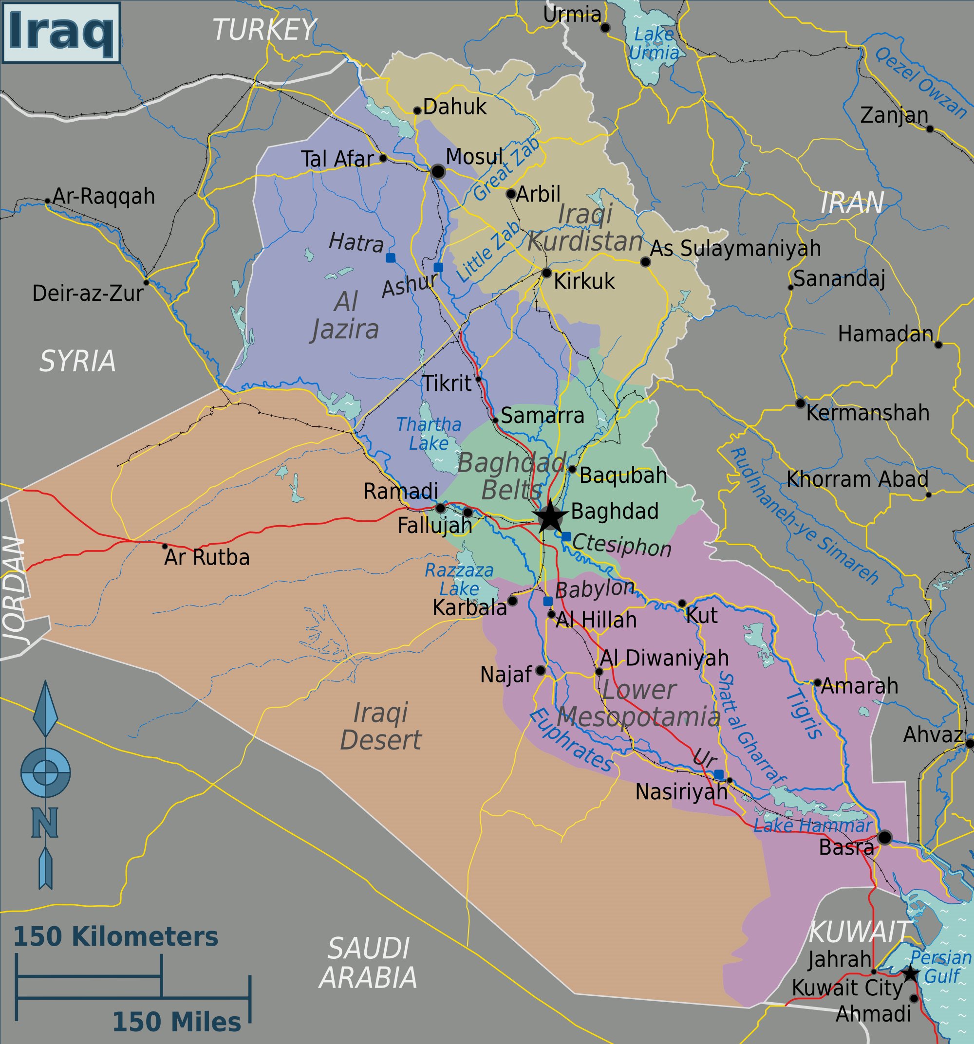 Iraq Map 2 