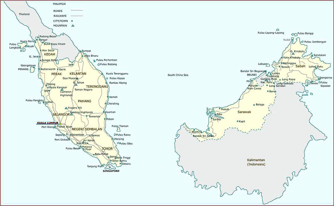 Karten von Malaysia  Karten von Malaysia  zum 