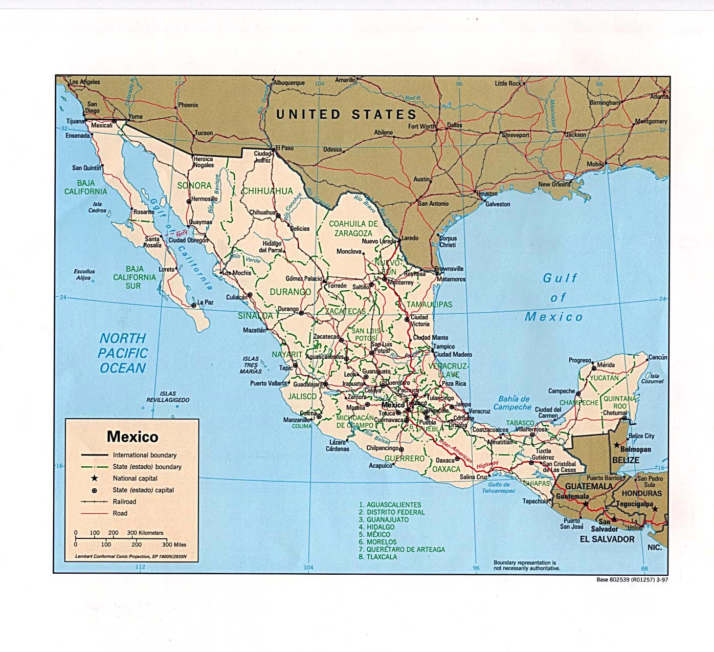 Mapa Atlas De México 