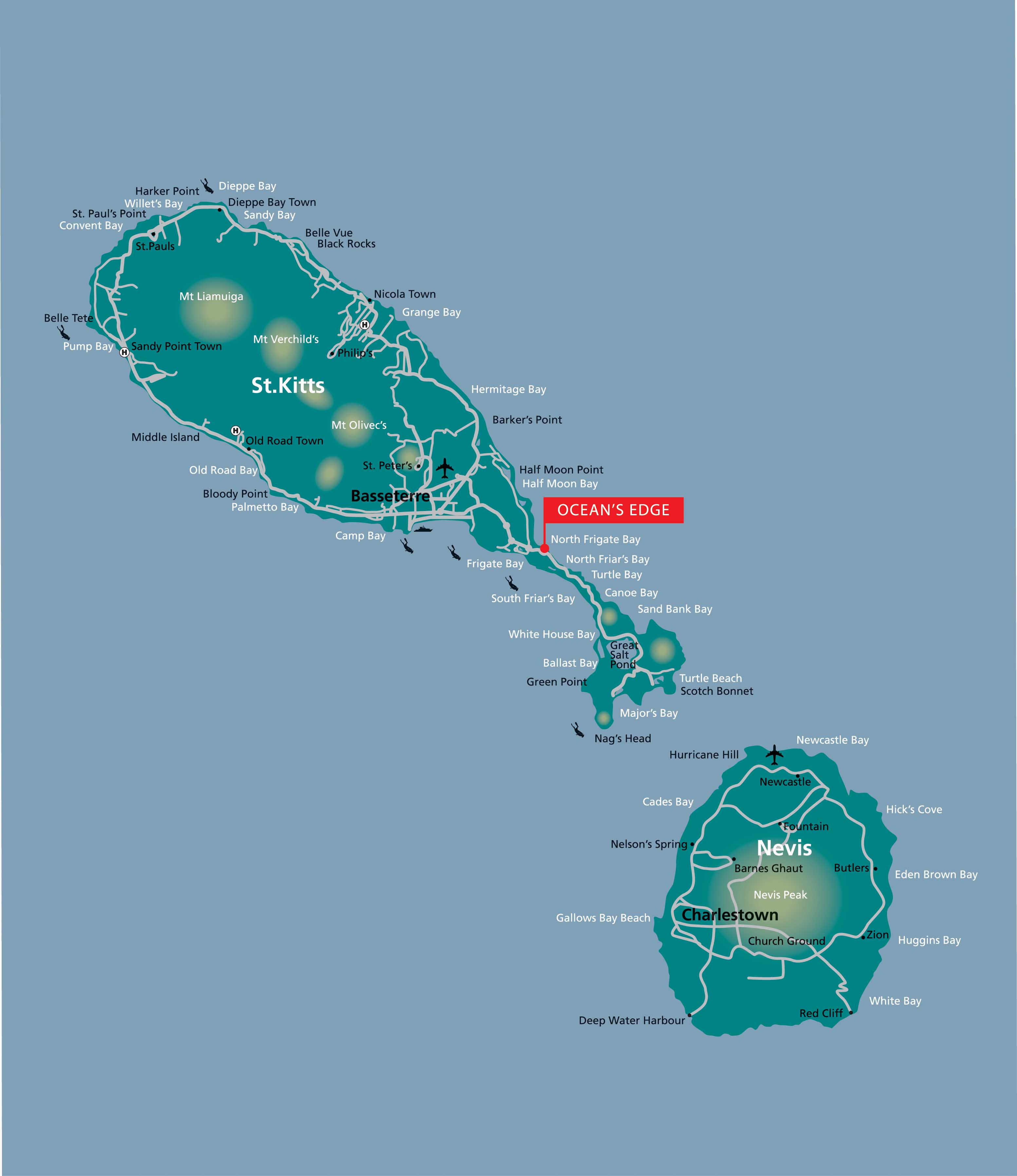 Прогноз сан марино сент китс и невис. Сент Китс и Невис на карте Америки.