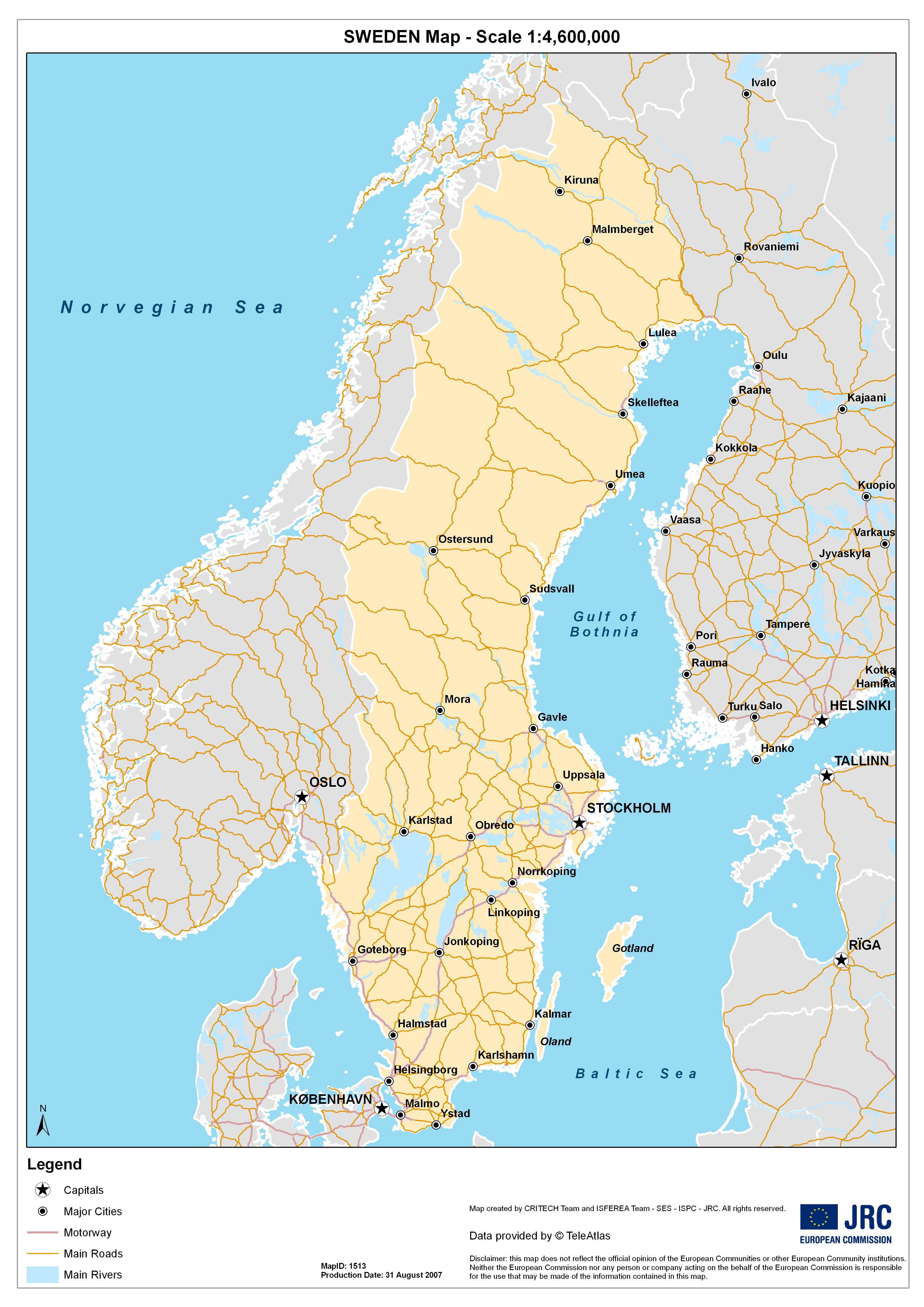 Sweden Map 0 