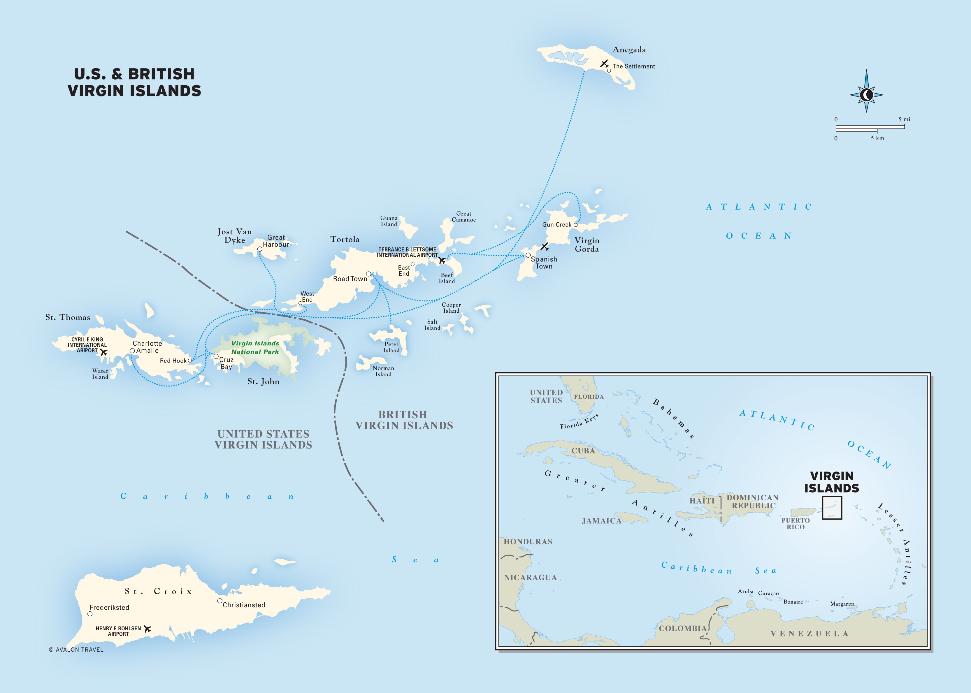 Us Virgin Islands Maps Printable Maps Of Us Virgin Islands For Download