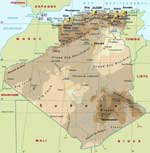Landkarten von Algerije
