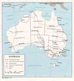 Landkarten von Australien