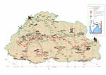 Landkarten von Bhutan