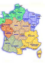 travel map of france with cities