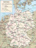 Landkarten von Deutschland