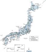 Landkarten von Japan