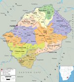Maps of Lesotho