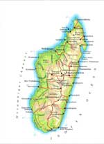 Landkarten von Madagaskar