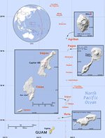 Карты Марианских островов