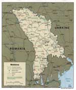Landkarten von Moldawien