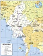 Landkarten von Myanmar-Burma