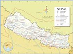 Landkarten von Nepal