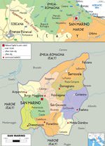 Карты Сан-Марино
